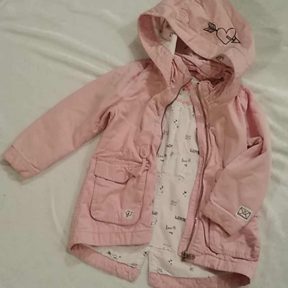 Pink Girls Toddler Jacket